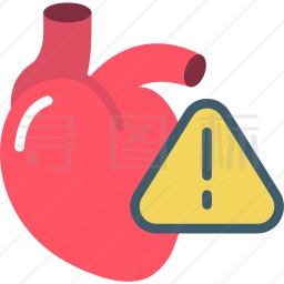 心脏警告图标