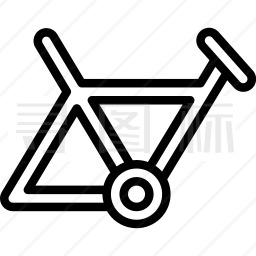自行车车架图标