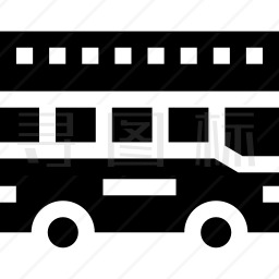 双层公共汽车图标
