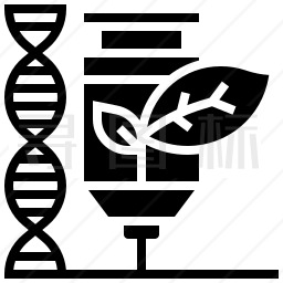 转基因植物图标