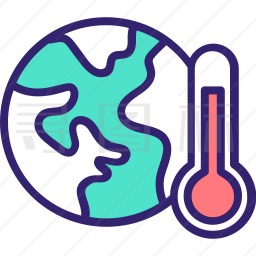 全球变暖图标