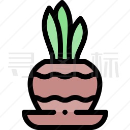 盆栽植物图标