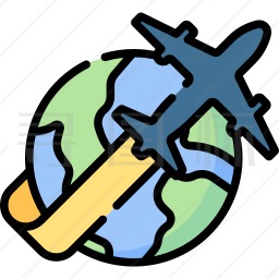 国际旅行图标