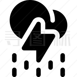 雷雨图标