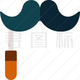 小胡子图标