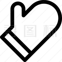 隔热手套图标