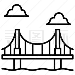 金门大桥简笔画图片
