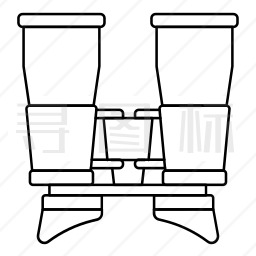 双筒望远镜图标