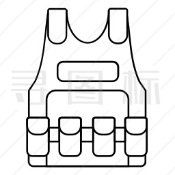防弹背心图标
