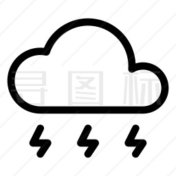 打雷图标