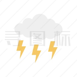 打雷图标