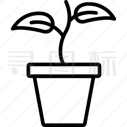 盆栽植物图标