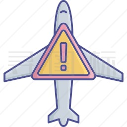 禁止飞机图标