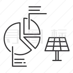 太阳能数据图标