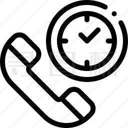电话时间图标