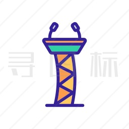 演讲台图标