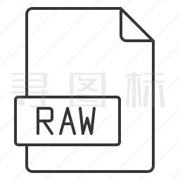 Raw文件图标