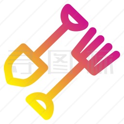 园林工具图标