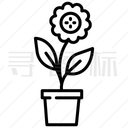 花盆图标