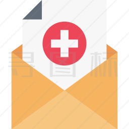医疗邮件图标