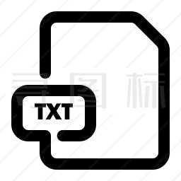 TXT文件图标