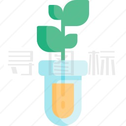 植物实验图标