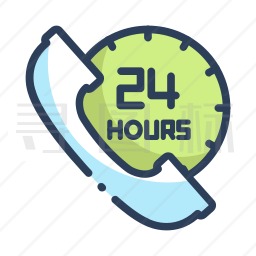 24小时电话图标
