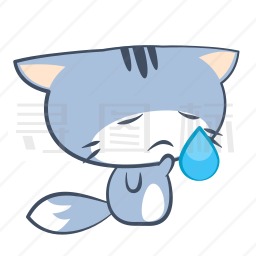 哭泣的猫图标
