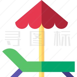 躺椅图标