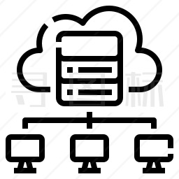 云数据存储图标