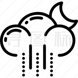 雨夹雪图标