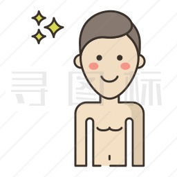 瘦弱的男人图标