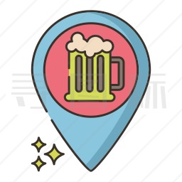 啤酒位置图标