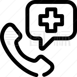 医疗电话图标