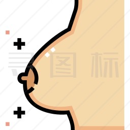 乳房图标