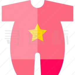 婴儿衣服图标