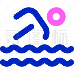 游泳图标