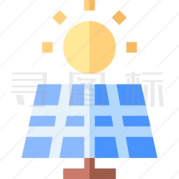 太阳能发电图标