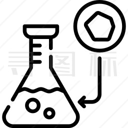 化学分析图标