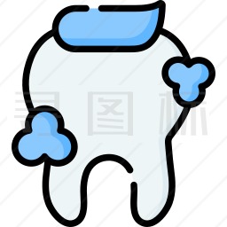 牙齿美白图标