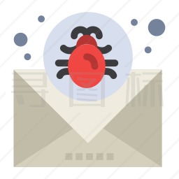病毒邮件图标