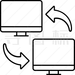 电脑连接图标