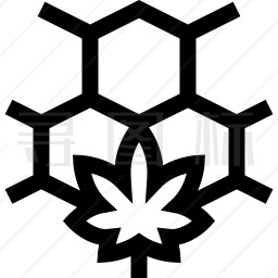 大麻分子图标