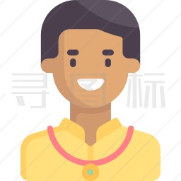 印度男子图标