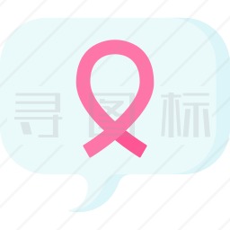 乳腺癌丝带图标