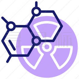 分子结构图标