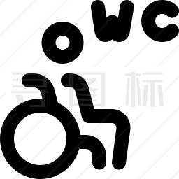 残疾人厕所图标