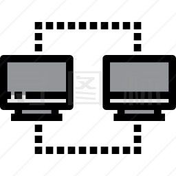 计算机连接图标