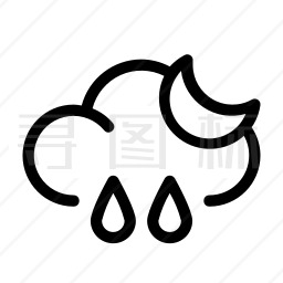 下雨图标