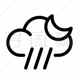 下雨图标